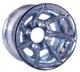 Polished Golf Cart Wheels Styled With Seven Spokes