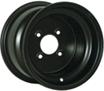 Steel Golf Cart Wheels Styled in Black