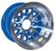 14 Spoke Aluminum Golf Cart Wheel Styled With Blue Acents