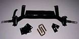 Ez GO 4" drop axel golf cart lift kit with spindles for a 2001 and up.