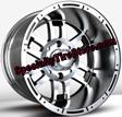 Hazard aluminum golf cart wheels