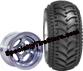 Mud Buster ATV Golf Cart Tires on 4 Spoke Golf Cart Wheels