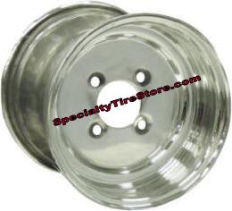 Aluminum Golf Cart Wheel - 8 Inch by 7 Inch