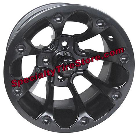 Rhythm Golf Cart Wheels Styled in Black