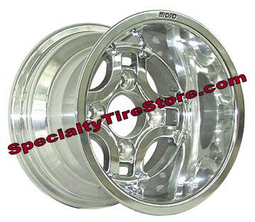 Iron Cross Golf Cart Wheels Styled In Polished Aluminum