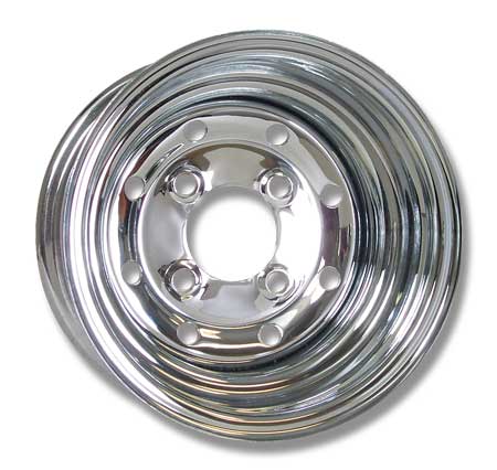 Chrome Golf Cart Wheel