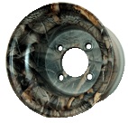 Camouflage Golf Cart Wheels - 8 Inch