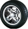 Low Profile Golf Cart Tires on Wedge Golf Cart Wheels